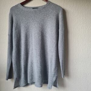 Forte Cashmere Gray Knit Sweater Women's Size S
